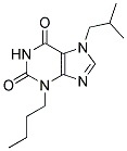 3-BUTYL-7-ISOBUTYL-3,7-DIHYDRO-PURINE-2,6-DIONE Struktur