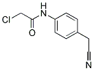 2-CHLORO-N-[4-(CYANOMETHYL)PHENYL]ACETAMIDE Struktur