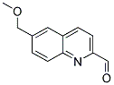 6-METHOXYMETHYL-QUINOLINE-2-CARBALDEHYDE Struktur