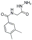 N-(2-HYDRAZINO-2-OXOETHYL)-3,4-DIMETHYLBENZAMIDE Struktur