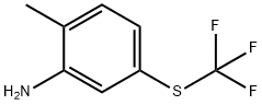 2-METHYL-5-TRIFLUOROMETHYLSULFANYL-PHENYLAMINE Struktur