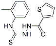 4-(2-METHYLPHENYL)-1-(THIOPHENE-2-CARBONYL)THIOSEMICARBAZIDE Struktur