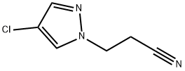 3-(4-CHLORO-PYRAZOL-1-YL)-PROPIONITRILE Struktur