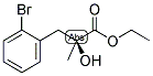 ETHYL (S)-2-HYDROXY-2-METHYL(2-BROMOBENZENE)PROPANOATE Struktur