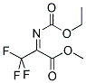 METHYL 2-[ETHOXYCARBONYLIMINO]-3,3,3-TRIFLUOROPROPIONATE Struktur