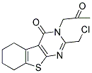 2-(CHLOROMETHYL)-3-(2-OXOPROPYL)-5,6,7,8-TETRAHYDRO[1]BENZOTHIENO[2,3-D]PYRIMIDIN-4(3H)-ONE Struktur