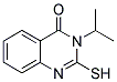 3-ISOPROPYL-2-MERCAPTOQUINAZOLIN-4(3H)-ONE Struktur