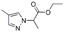 2-(4-METHYL-PYRAZOL-1-YL)-PROPIONIC ACID ETHYL ESTER Struktur