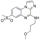 N-(3-METHOXYPROPYL)-7-(METHYLSULFONYL)IMIDAZO[1,2-A]QUINOXALIN-4-AMINE Struktur