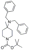 1-TERT-BUTYLOXYCARBONYL-4-METHYL-4-N-DIBENZYLAMINO-PIPERIDINE Struktur