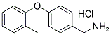 4-(2-METHYLPHENOXY)BENZYLAMINE HYDROCHLORIDE Struktur