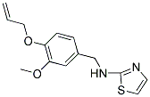 N-[4-(ALLYLOXY)-3-METHOXYBENZYL]-1,3-THIAZOL-2-AMINE Struktur