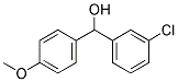 3-CHLORO-4'-METHOXYBENZHYDROL Struktur