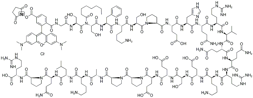 GHRELIN, HUMAN, TAMRA-LABELED Struktur