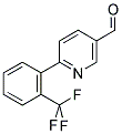 6-(2-TRIFLUOROMETHYL-PHENYL)-PYRIDINE-3-CARBALDEHYDE Struktur