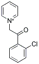 1-[2-(2-CHLOROPHENYL)-2-OXOETHYL]PYRIDINIUM Struktur