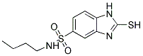 2-MERCAPTO-1H-BENZOIMIDAZOLE-5-SULFONIC ACID BUTYLAMIDE Struktur