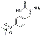 N-(5-[(DIMETHYLAMINO)SULFONYL]-2-METHYLPHENYL)HYDRAZINECARBOTHIOAMIDE Struktur