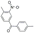 4,4'-DIMETHYL-3-NITROBENZOPHENONE Struktur