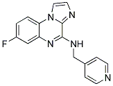 7-FLUORO-N-(PYRIDIN-4-YLMETHYL)IMIDAZO[1,2-A]QUINOXALIN-4-AMINE Struktur