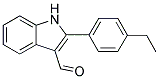 2-(4-ETHYLPHENYL)-1H-INDOLE-3-CARBALDEHYDE Struktur