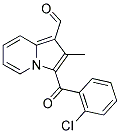 3-(2-CHLORO-BENZOYL)-2-METHYL-INDOLIZINE-1-CARBALDEHYDE Struktur