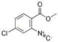 METHYL-2-ISOCYANO-4-CHLOROBENZOATE Struktur