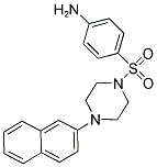 4-([4-(2-NAPHTHYL)PIPERAZIN-1-YL]SULFONYL)ANILINE Struktur