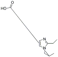 3-(2-ETHYL-IMIDAZOL-1-YL)-2-METHYL-PROPIONIC ACID Struktur