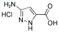 5-AMINO-2 H-PYRAZOLE-3-CARBOXYLIC ACID HYDROCHLORIDE Struktur