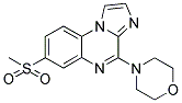 7-(METHYLSULFONYL)-4-MORPHOLIN-4-YLIMIDAZO[1,2-A]QUINOXALINE Struktur