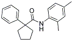 N-(2,4-DIMETHYLPHENYL)(PHENYLCYCLOPENTYL)FORMAMIDE Struktur