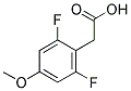 2,6-DIFLUORO-4-METHOXYPHENYLACETIC ACID Struktur