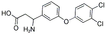 3-AMINO-3-[3-(3,4-DICHLORO-PHENOXY)-PHENYL]-PROPIONIC ACID Struktur