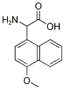 AMINO-(4-METHOXY-NAPHTHALEN-1-YL)-ACETIC ACID Struktur