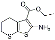 2-AMINO-5,6-DIHYDRO-4H-THIENO[2,3-B]THIOPYRAN-3-CARBOXYLIC ACID ETHYL ESTER Struktur