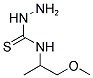 N-(2-METHOXY-1-METHYLETHYL)HYDRAZINECARBOTHIOAMIDE Struktur