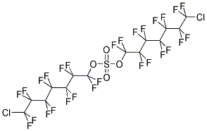 BIS(7-CHLOROPERFLUOROHEPTYL)SULFATE Struktur