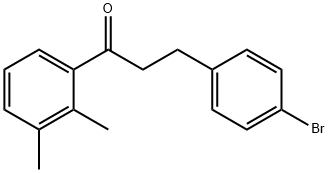 3-(4-BROMOPHENYL)-2',3'-DIMETHYLPROPIOPHENONE Struktur