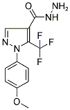 5-(TRIFLUOROMETHYL)-1-(4-METHOXYPHENYL)-1H-PYRAZOLE-4-CARBOHYDRAZIDE Struktur