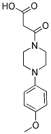 3-[4-(4-METHOXYPHENYL)PIPERAZIN-1-YL]-3-OXOPROPANOIC ACID Struktur