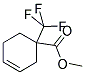 1-TRIFLUOROMETHYLCYCLOHEX-3-ENE-CARBOXYLIC ACID METHYL ESTER Struktur