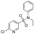 6-CHLORO-PYRIDINE-3-SULFONIC ACID ETHYL-PHENYL-AMIDE Struktur