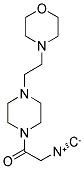 4-[(2-MORPHOLINO-4-YL)ETHYL]-PIPERAZINO-1-ISOCYANO-ACETAMIDE Struktur