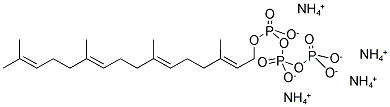 ALL TRANS-3,7,11,15-TETRAMETHYL-2,6,10,14-HEXADECATETRAENYL TRIPHOSPHATE AMMONIUM SALT Struktur