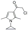 2-CHLORO-1-(1-CYCLOPROPYL-2,5-DIMETHYL-1H-PYRROL-3-YL)ETHANONE Struktur