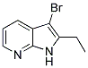 3-BROMO-2-ETHYL-1H-PYRROLO[2,3-B]PYRIDINE Struktur