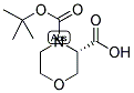 (S)-4-BOC-MORPHOLINE-3-CARBOXYLIC ACID Struktur