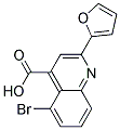 5-BROMO-2-(2-FURYL)QUINOLINE-4-CARBOXYLIC ACID Struktur