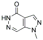 1-METHYL-1,5-DIHYDRO-4H-PYRAZOLO[3,4-D]PYRIDAZIN-4-ONE Struktur